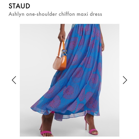 ⚡️STAUD Ashlyn Cut-Out Dress in Whirlpool Size 4 - Picture 7 of 8